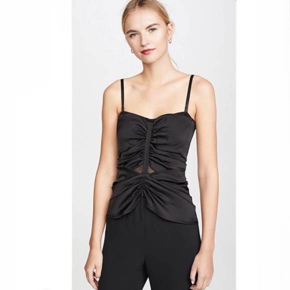 JONATHAN SIMKHAI NWT Ruched Strapless Jumpsuit 0 - Picture 1 of 16